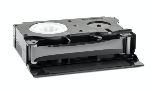 VHS-C video cassette to USB on white background